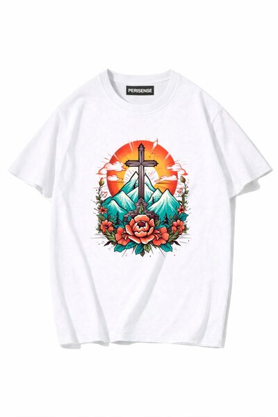 PERISENSE Unisex Γυναικεία/Ανδρικά με τύπωμα 100% Βαμβάκι Premium Χτενισμένα ...