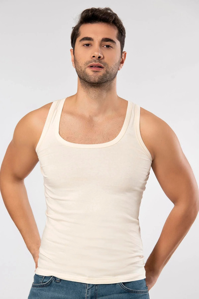 Generic Brand 1100 Skin Color Men's Tank Top