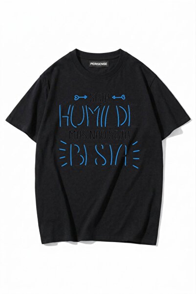 PERISENSE Unisex Γυναικεία/Ανδρικά με τύπωμα 100% Βαμβάκι Premium Χτενισμένα ...