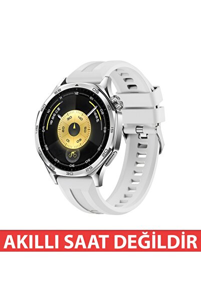 Dexmon Huawei Gt 5 Pro 46mm Compatible 22mm Buckled Line Pattern Silicone Strap