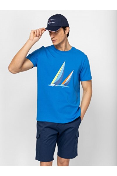 Heavy Tools Tricou bărbătesc cu mânecă scurtă MUCRO MIDBLUE M
