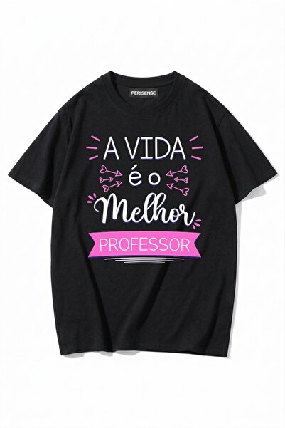 PERISENSE Unisex Γυναικεία/Ανδρικά με τύπωμα 100% Βαμβάκι Premium Χτενισμένα ...