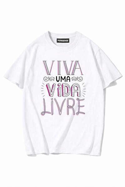 PERISENSE Unisex Γυναικεία/Ανδρικά με τύπωμα 100% Βαμβάκι Premium Χτενισμένα ...