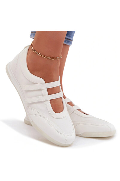 BOTO Women's Sport Ballerinas With Straps White Farvessa 36