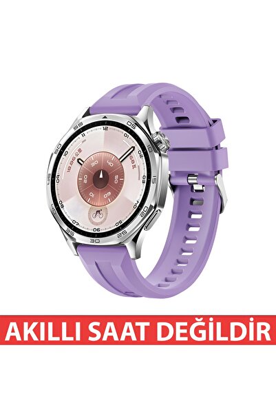 Dexmon Huawei Gt 5 Pro 46mm Compatible 22mm Buckled Line Pattern Silicone Strap