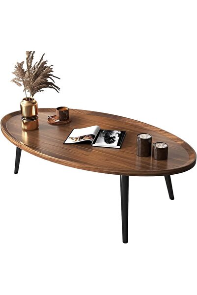 Arabest Small Coffee Table,Vintage Floor Table,for Small Space Living Room,Be...