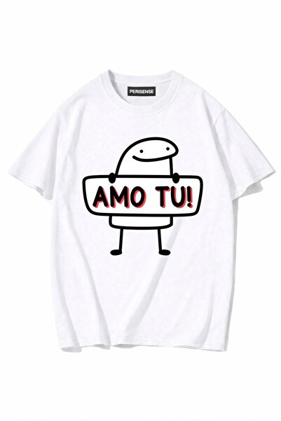 PERISENSE Unisex Γυναικεία/Ανδρικά με τύπωμα 100% Βαμβάκι Premium Χτενισμένα ...