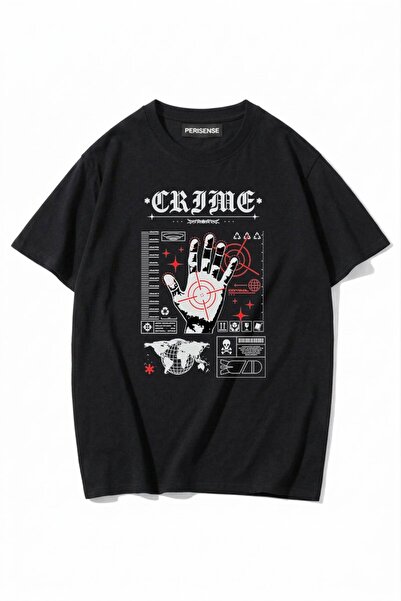 PERISENSE Unisex Γυναικεία/Ανδρικά με τύπωμα 100% Βαμβάκι Premium Χτενισμένα ...