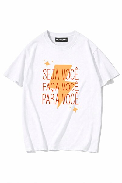 PERISENSE Unisex Γυναικεία/Ανδρικά με τύπωμα 100% Βαμβάκι Premium Χτενισμένα ...