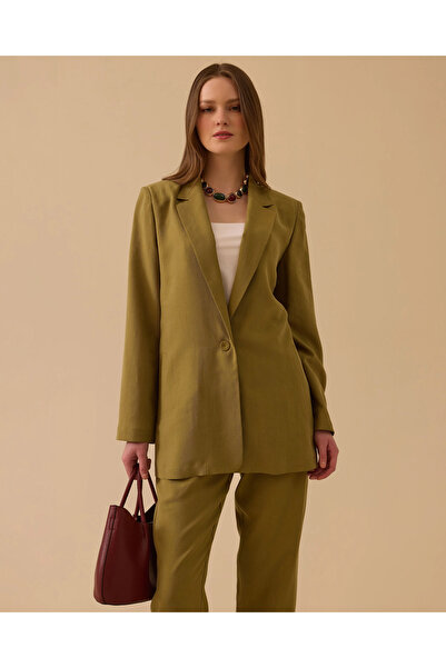 SEÇİL Tek Düğmeli Cepli Ceket