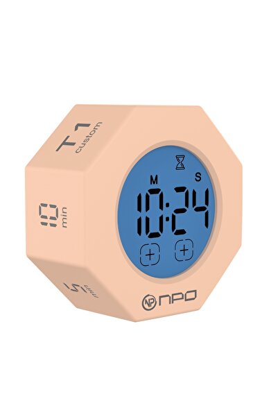 NPO NPT22A Alarmlı G-Sensör Otomatik Zamanlayıcılı Küp Kronometre Pomodoro Mo...