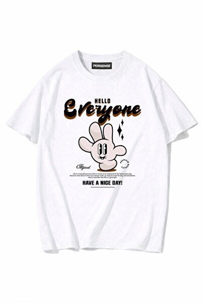 PERISENSE Unisex Femei/Bărbați cu imprimeu bumbac 100% Premium bumbac moale s...