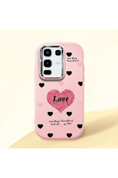 Hontinga حافظة هاتف من السيليكون الناعم باللون الوردي متوافقة مع كاميرا Infin...