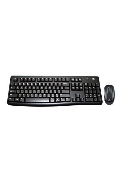 logitech لوحة مفاتيح وماوس سلكيان MK120 عربي وإنجليزي
