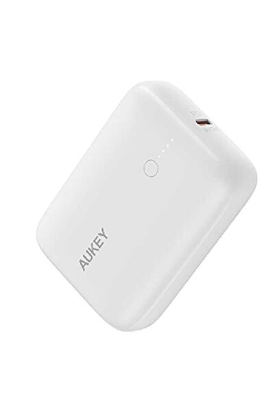 AUKEY بنك طاقة محمول بقوة 20 واط، سعة 10000 مللي أمبير، أبيض، PB-N83S
