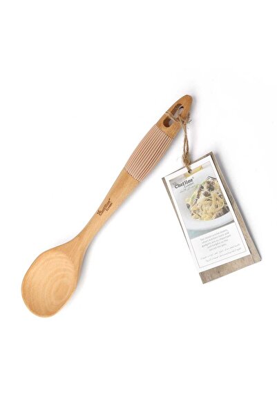 Chefline Wooden Spoon with Silicon Grip