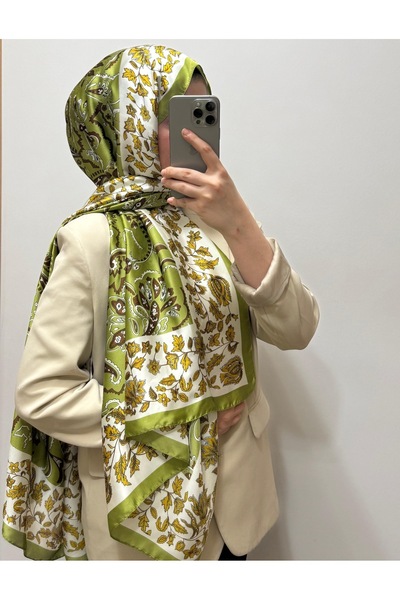 zesu co İthal Vual İpek Şal İç Göstermeyen Kaymayan Tesettür Şal