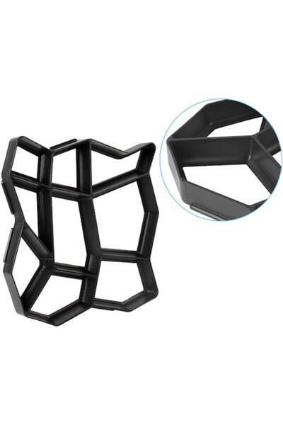 dalimag Piatră de pavaj de grădină, Enforose, reutilizabilă, 42,5x42,5x4cm