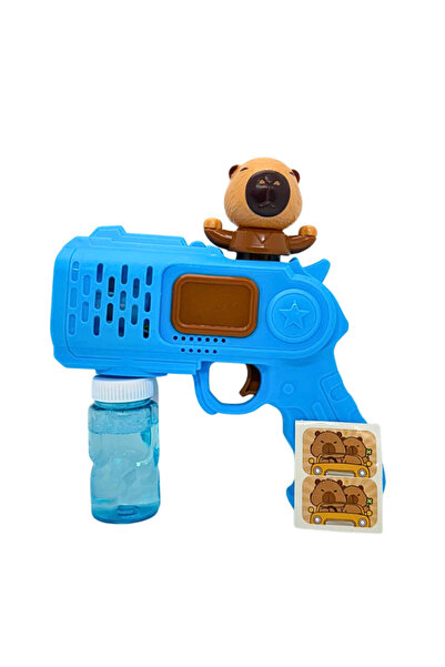 Toy Water Blaster Capybara Albastru Automat Baloane de Sapun , Electric cu Ro...