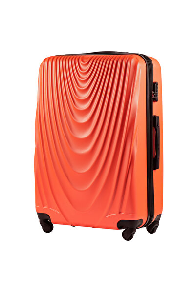 wings Large Travel Suitcase Falcon 28” – FLUE ORANGE, lightweight and durable...