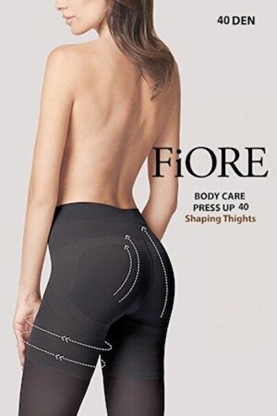 Fiore - BodyCare Press Up 40 Den, Black, 2