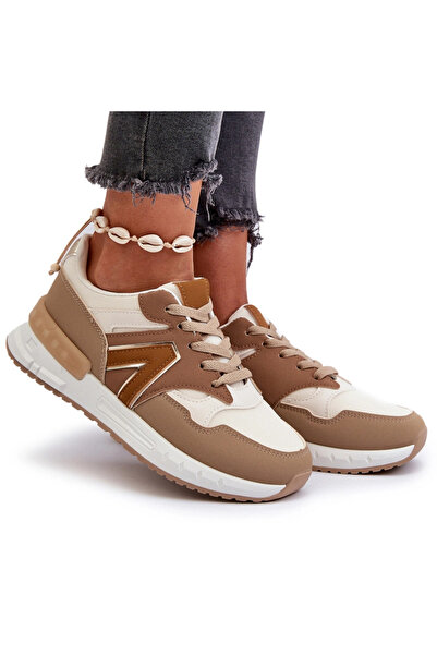 BOTO Sneakerși de damă din piele maro Vinelli 39