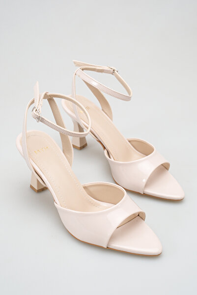 meyra'nın ayakkabıları Γυναικεία μυτερά παπούτσια Με δέσιμο στον αστράγαλο Πα...