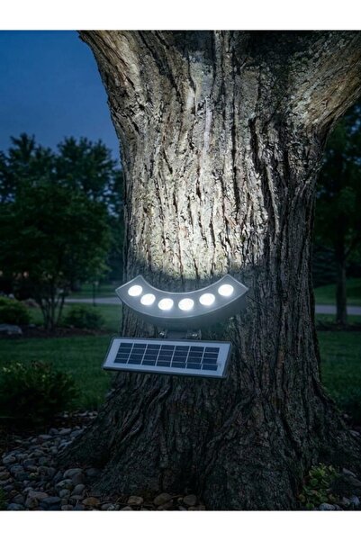 gaman Güneş Enerjili Su Geçirmez Dış Mekan Ağaç Spotu 6 Ledli Solar Bahçe Dek...