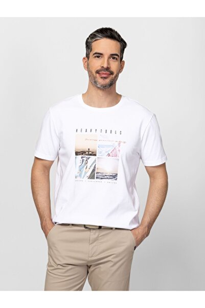 Heavy Tools Tricou cu mânecă scurtă , MIRVO WHITE M