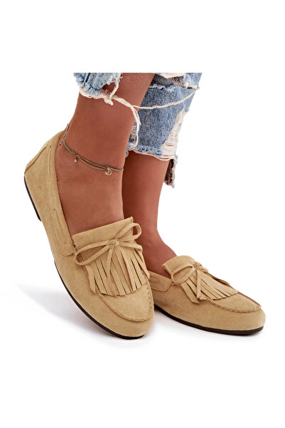 BOTO Women's Moccasins With Fringes Yellow Janelisse 36