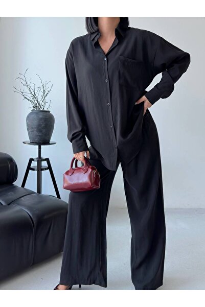 Tarzımızbir Shirt and Pants Set Modal Woven Fabric Is Hijab-Friendly