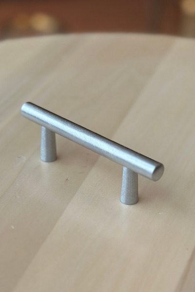 Vista Doro Nil %100 Pirinç Mini Bar Çekmece Kulpu Saten Krom 64 mm