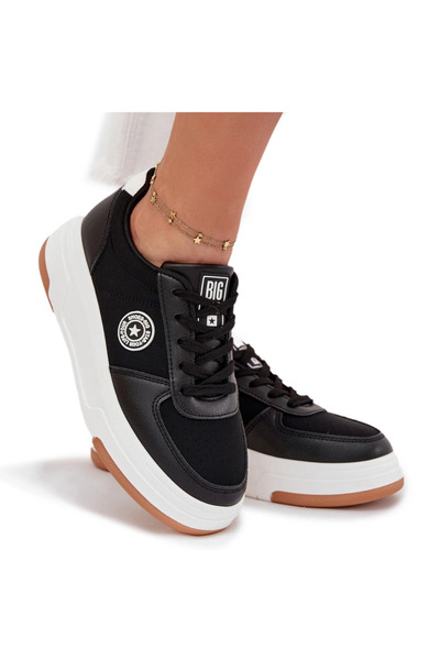 Big Star Shoes Sneakerși cu platformă pentru femei Big Star RR274573 HI-POLY ...