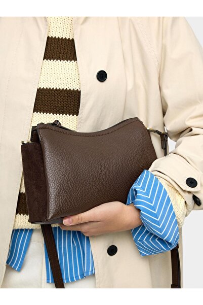 PARFOIS Kadın Deri Efektli Omuz Çantası