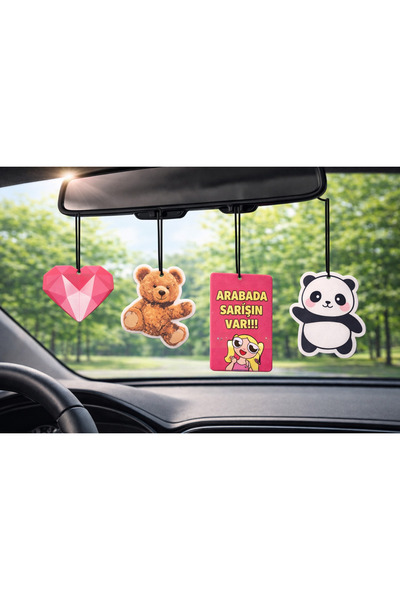 oto kokucum Arabada sarışın var ve figürlğ ipli ot kokusu 4 lü