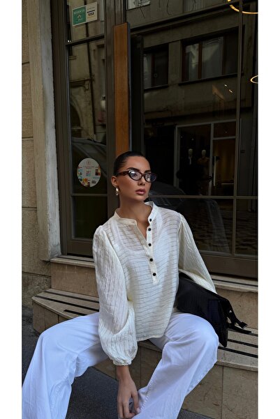 Nesil Bat Sleeve Bluz