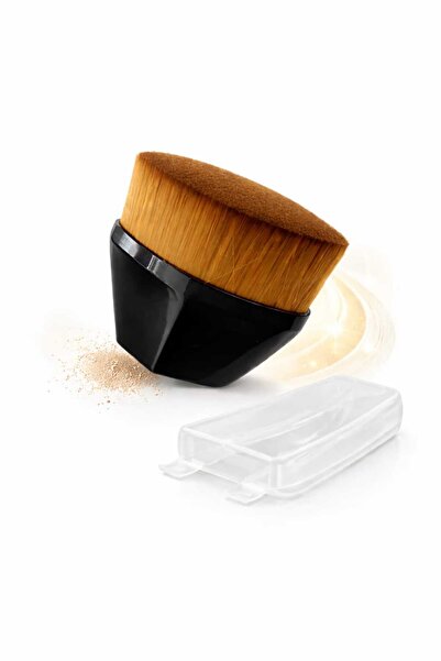 Pastelya Pensula profesională cu peri denși pentru fond de ten și contur - NEGRU