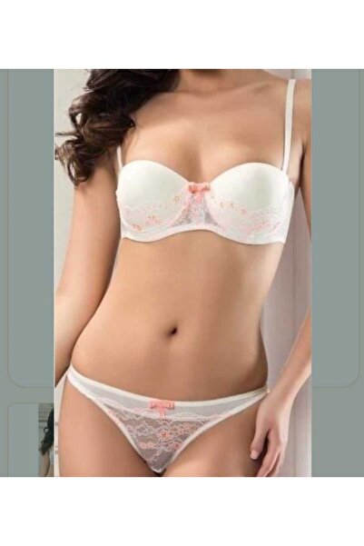 NBB 4424 Straplez Dolgulu Sütyen Takım