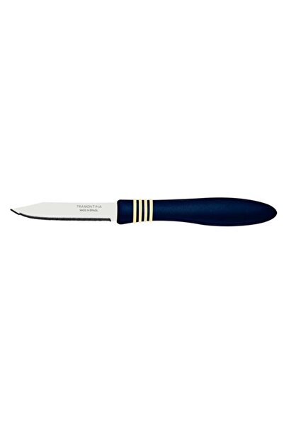 TRAMONTINA Cor&Cor 3 inches Stainless Steel Vegetable & Fruit Knife, Blue