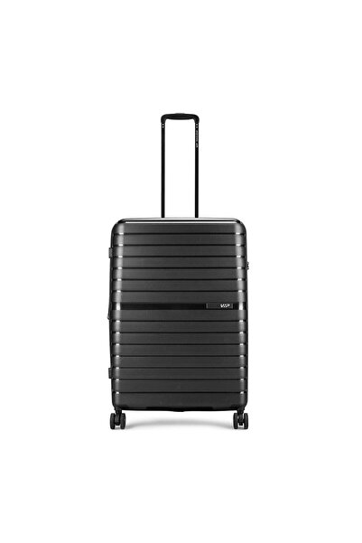 Vip Aerplus 8 Wheel Hard Trolley, 77 cm, Black