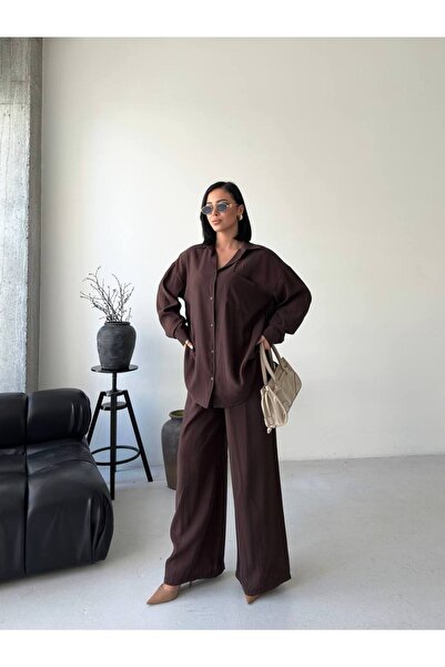 Tarzımızbir Shirt and Pants Set Modal Woven Fabric Is Hijab-Friendly