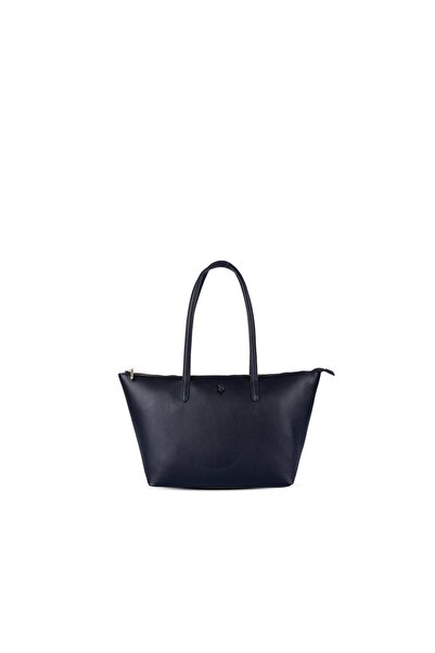 U.S. Polo Assn. Polyurethane Tote Bag, Black