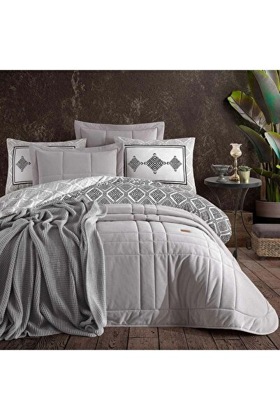 Elart Çeyiz Paketi 8 Parça (yatak Örtüsü+nevresim Takımı) Emily