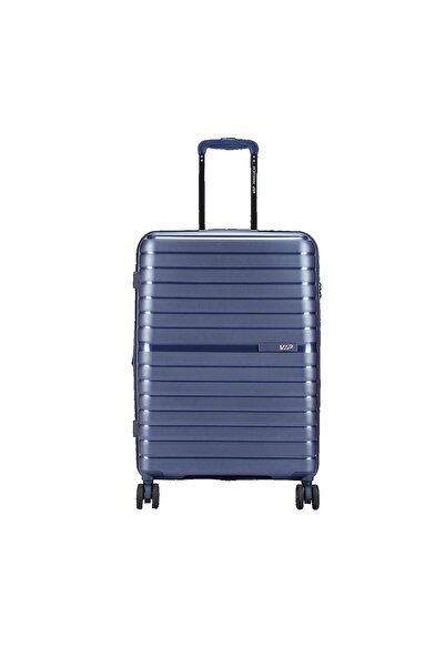 Vip Aerplus 8 Wheel Hard Trolley, 77 cm, Blue