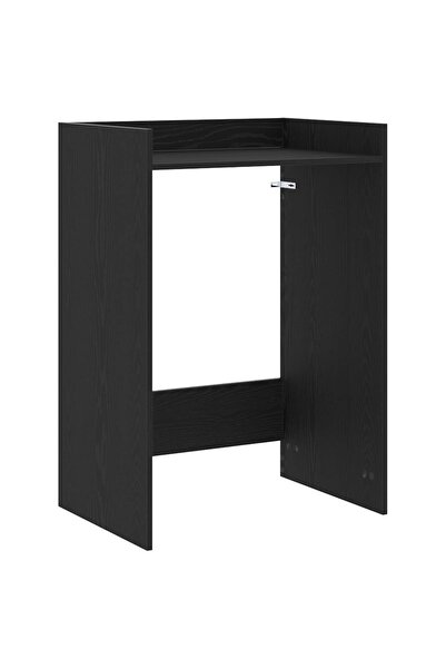 vidaxl Dulap pentru mașina de spălat Stejar Negru 67,5 x 48 x 97 cm