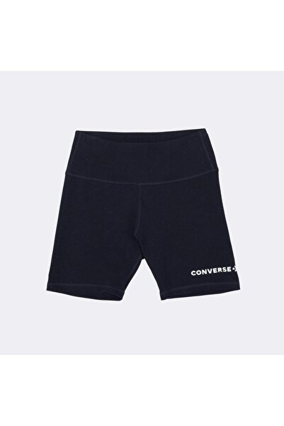 Converse Wordmark Kadın Siyah Bisiklet Şortu - 10024539.001