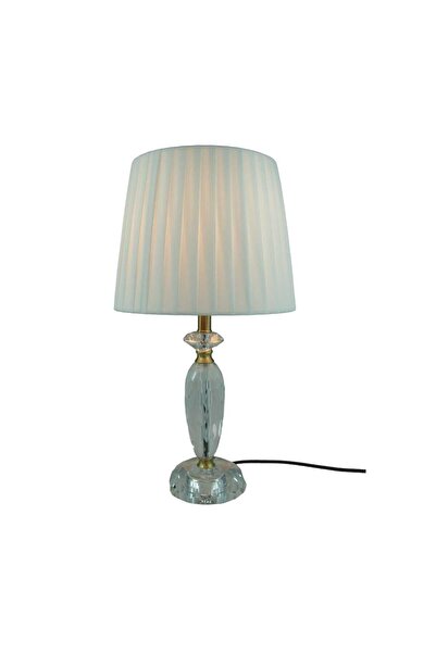 Maple Leaf Home 47 cm Crystal Table Lamp, Beige