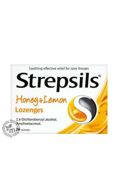 STREPSİLS HONEY&LEMON LOZENGES 24S