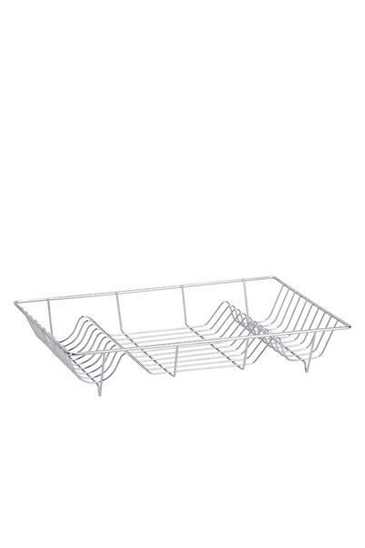 zeller Στραγγιστήρι πιάτων, μεταλλικό, 48x32x10 cm, ασημί