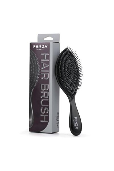 Fenda Επαγγελματική σπειροειδής μαύρη βούρτσα μαλλιών 4 ακίδων FNDFPRO00006BL